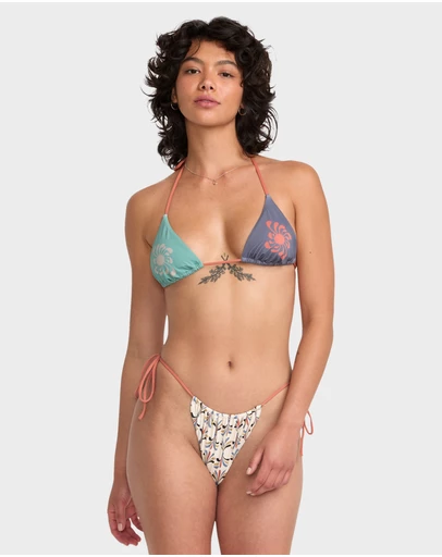 RVCA - Womens Lauryn Slide Tri Skimpy Bikini Bottom
