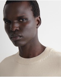 COS - Knitted Cotton Crew-Neck Jumper