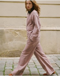 M.N.G - Wide-Leg Mid-Rise Loose-Fit Jeans