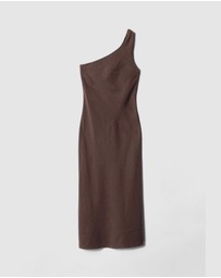 & Other Stories - One-Shoulder Midi Dress
