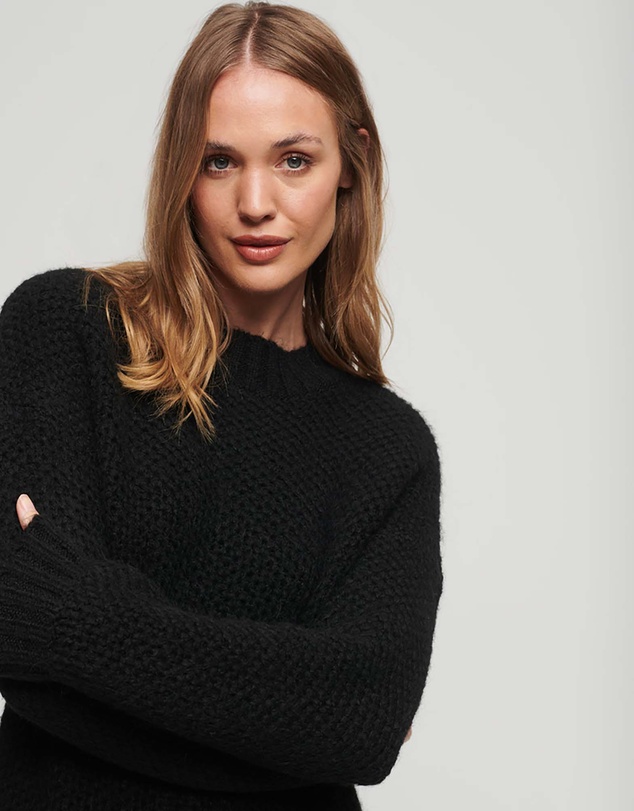 Superdry - Textured Knit Crew Dress