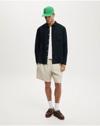 Cotton On - Relaxed Linen Long Sleeve Shirt