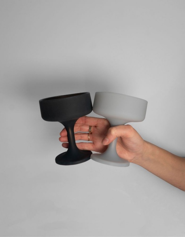 porter green - mecc | silicone unbreakable cocktail glasses