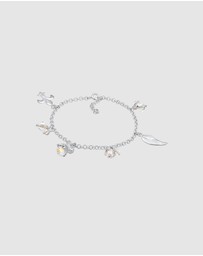 Elli Jewelry - Bracelet with Stones Wing Crystals 925 Sterling Silver