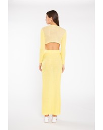 Glamorous - Lace-Up Front Knitted Top