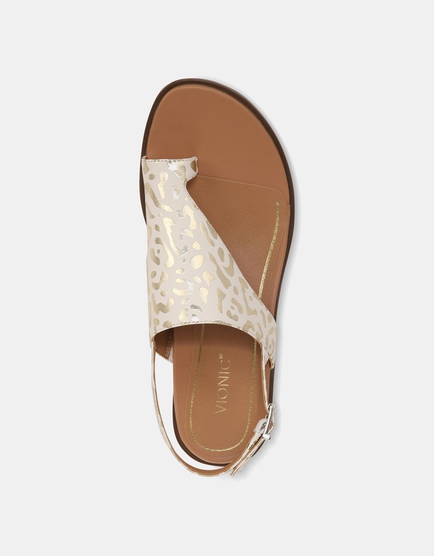 Vionic - Ella Sandal - White Leopard