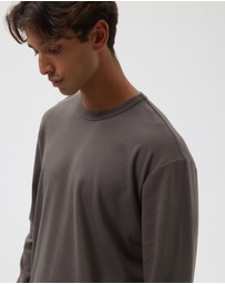 AERE - Relaxed Long Sleeve Cotton Tee