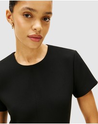 Tommy Hilfiger - Button Pocket Mini Shift Dress