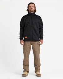 Volcom - Mens Volcom Workwear Bonded Zip Fleece Jacket