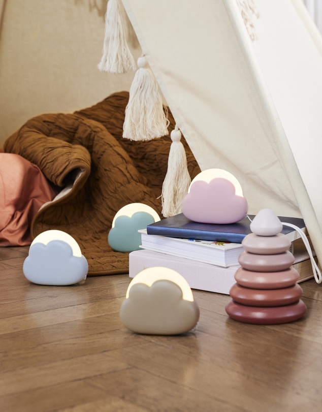 Kreafunk - Kreafunk Kids Cloudy Lamp - Cloudy Blue