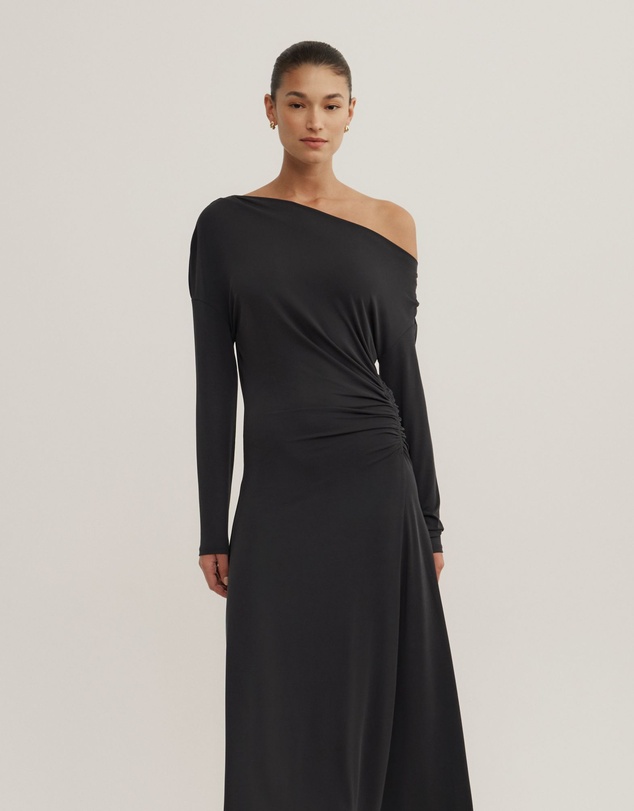 Witchery - Long Sleeve Off Shoulder Dress