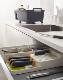 Joseph Joseph - DrawerStore™ Compact Cutlery Organiser (Grey)