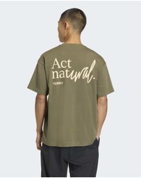 adidas Performance - TERREX ACT NATURAL GRAPHIC T-SHIRT Mens