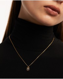 PDPAOLA - Mini Letter E Gold Necklace