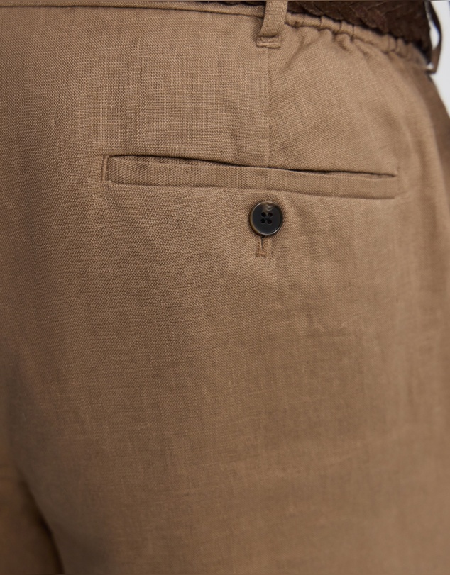 Oxford - Pedro French Linen Button Pant