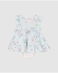 Bebe by Minihaha - Madelyn Print Overlay Dress - Babies