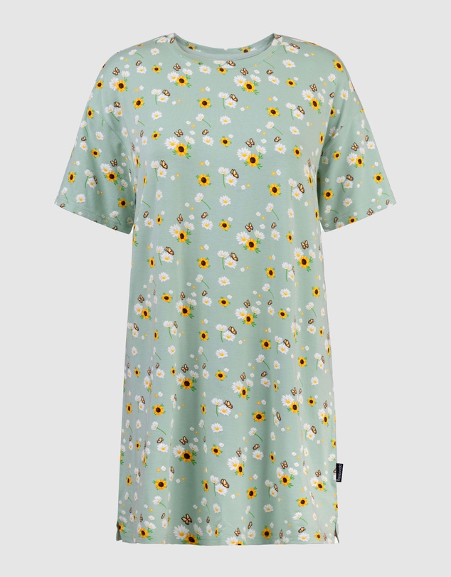 Bamboozld - Womens Flowers Jersey Night-Tee