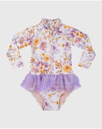 Aqua Blu Kids - Fleur Long Sleeve One Piece - Babies