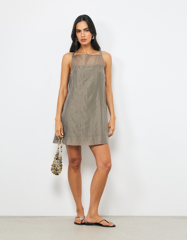 AERE - Aven Panelled Mini Dress
