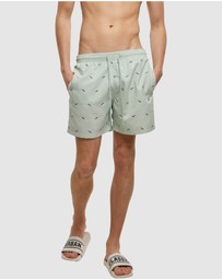 Urban Classics - Embroidered Swim Shorts