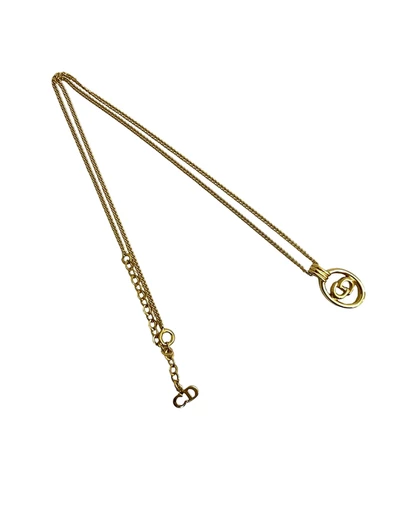 Pre-Loved by Azura Reborn - Pre-Loved Gold Plated CD Logo Pendant Necklace