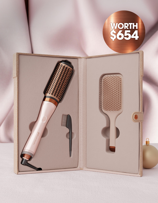 ghd - duet blowdry 2-in1 Hair Dryer Brush Gift Set in Cashmere Beige