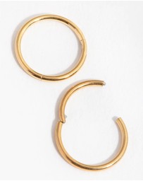 Lovisa - 24 Carat Gold Plated Surgical Steel 8mm Sleeper Earrings