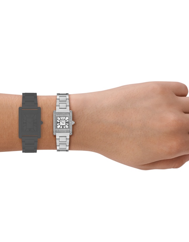 Emporio Armani - Silver Tone Analogue Watch