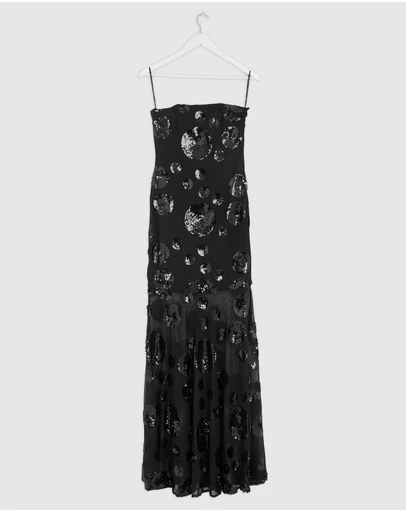 Revibe - Repaired Lover Alexis Strapless Sequin Maxi Dress - AU 10