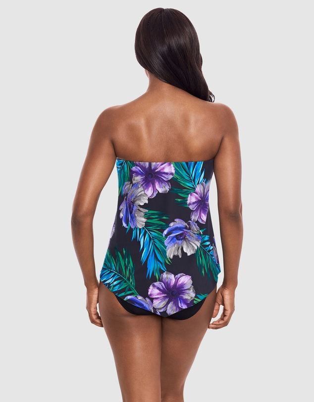 Miraclesuit Swimwear  - Flora Aura Hankini Underwired Convertible-to-Strapless Tankini Top