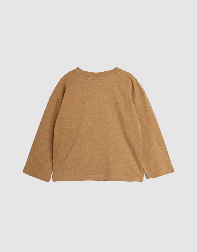 Mini Rodini - Panther SP Melange LS Tee - Babies-Teens