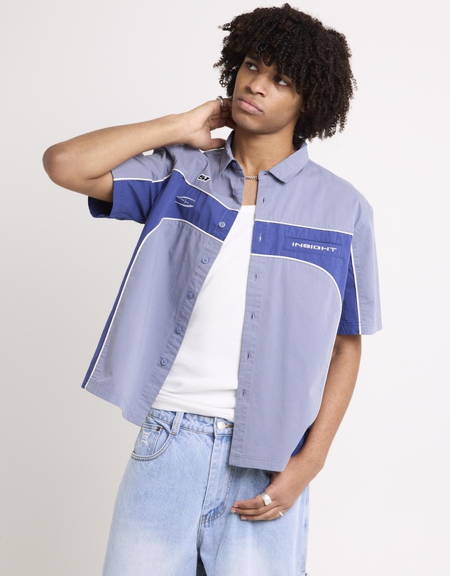 Insight - Axel Panelled Short Sleeve Shirt
