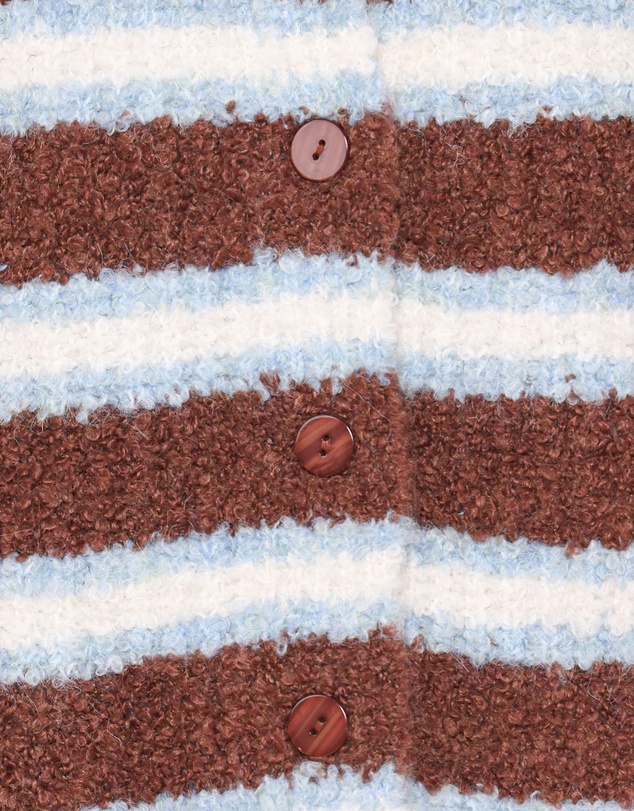 Petal & Pup - Albertine Cardigan - Brown Stripe