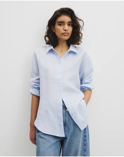 Country Road - Oversized Linen Shirt