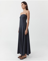 St. Agni - Strapless Rouleau Dress