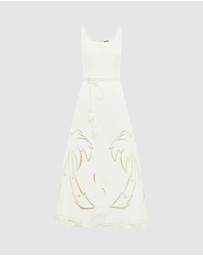 LEO LIN - Serafina Applique Maxi Dress