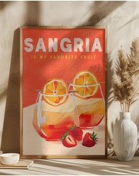Olive et Oriel - Sangria by The Whiskey Ginger Art Print