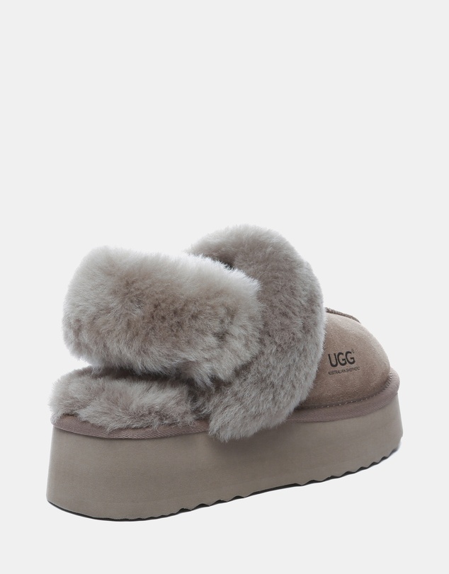 EVERAU - Australian Shepherd Ugg Musa Platform Cow Suede Upper House Shoes