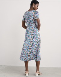 Seasalt - Seasalt Cornwall Multi Rosalind Satin Midi Dress
