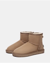 EVERAU - EverAU Ugg Mini Classic Double Faced Sheepskin Upper UGG Boots