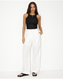 Dazie - Laurel Linen Blend Pants