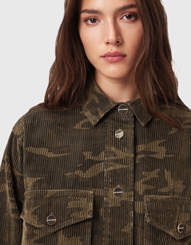 AllSaints - Faye Flocked Dress