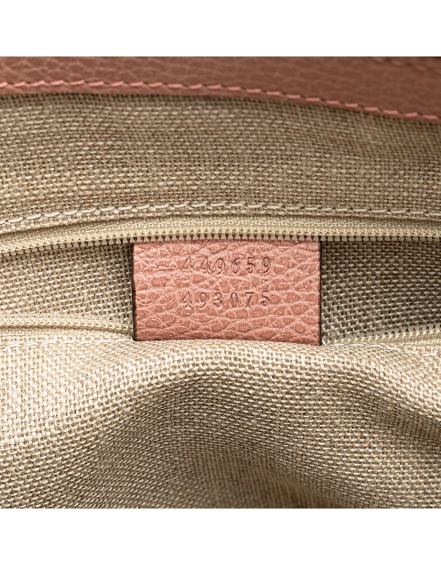 Pre-Loved by Azura Reborn - Pre-Loved gucci Elegant Leather Satchel with Top Handle and Detachable Shoulder Strap