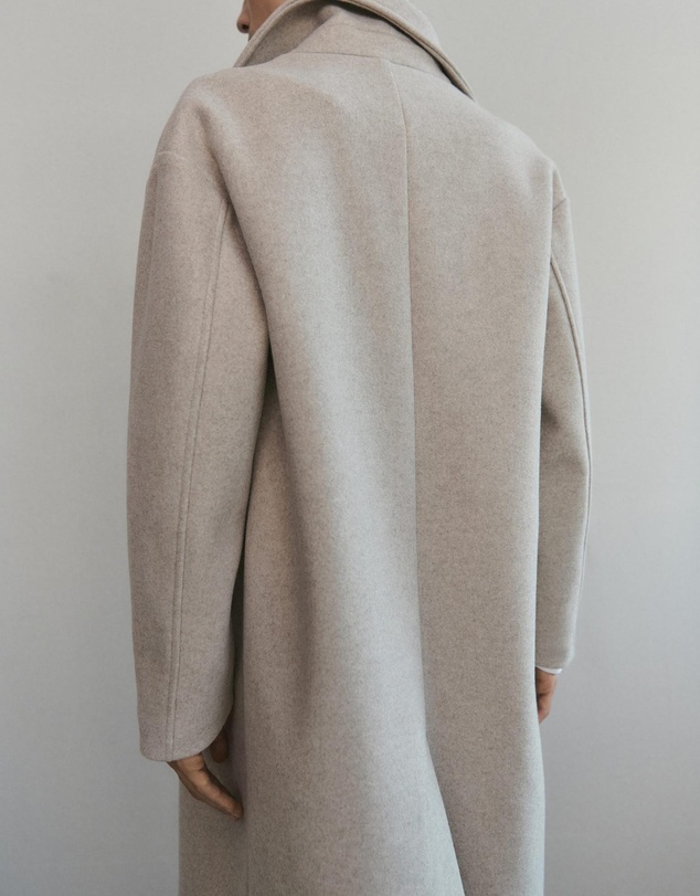 M.N.G - Double-Breasted Midi Coat