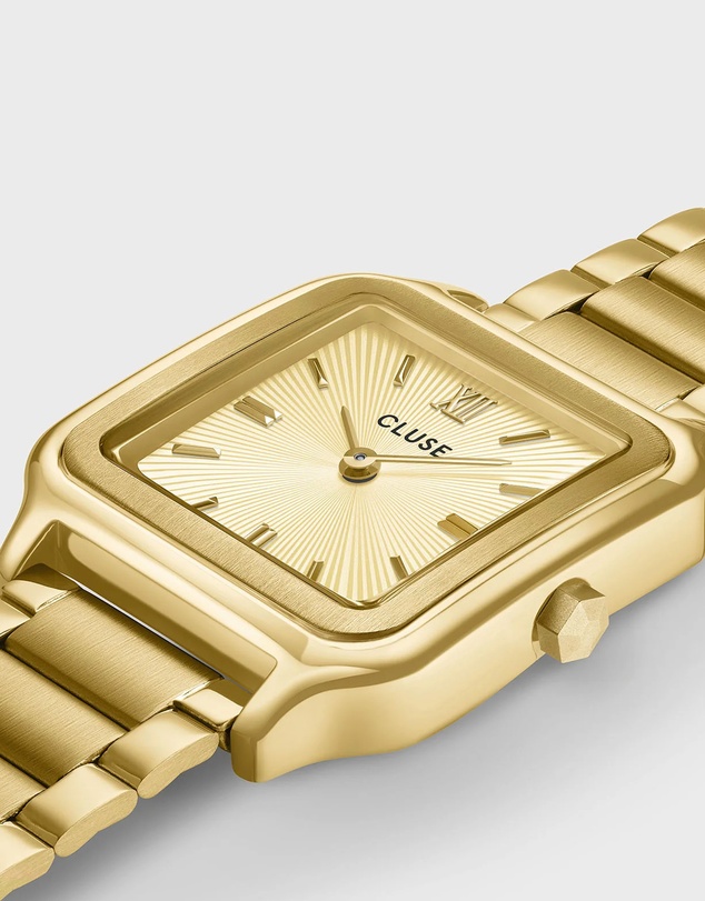 Cluse - Gracieuse Watch Steel, Sunray Textured, Gold Colour