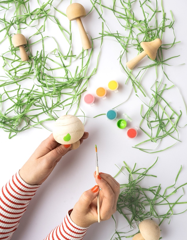 Journey Of Something - Paint Your Own Wooden Mushrooms