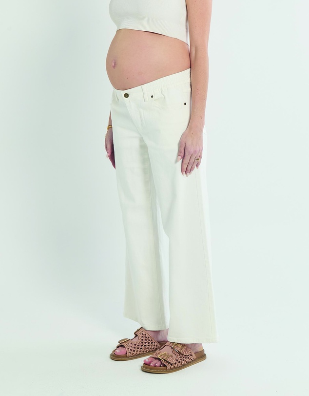 Soon Maternity - Heaven Straight Jeans (Cropped)