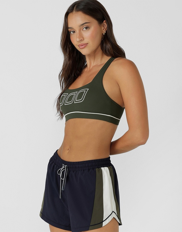 Lorna Jane - Iconic Luxe Active Rib Sports Bra