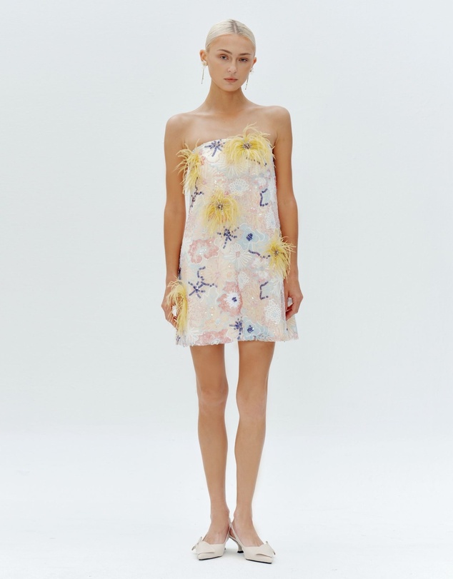 JUSTIN TONG - Jessica Strapless Mini Dress