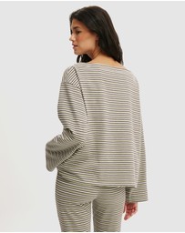 Cotton On Body - Dreamy Soft Flare Pants Boatneck Long Sleeve Set